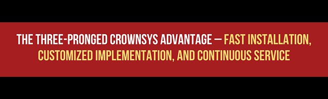 The three-pronged Crownsys Advantage